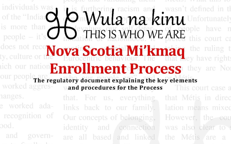 Wula Na Kinu – Enrollment Process